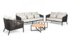 Aluminium Stoel-Bank Loungeset - Rope - Belito® Ouddorp - All-Weather