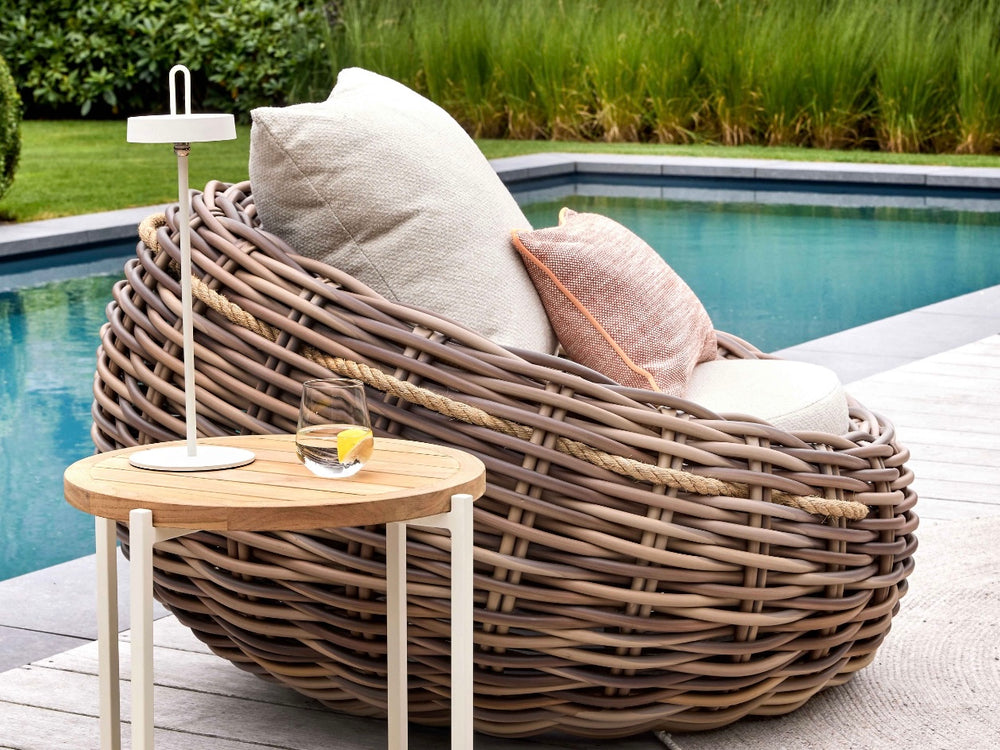 Apple Bee Cocoon Loungeset 5-delig | Bank, 2 Stoelen & Condor Tafelset | Biculair® Rope