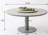 Apple Bee Bora Bora Low Dining Tuinset 7-delig - Taupe