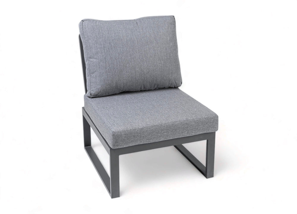 Lotte lounge midden element aluminium antraciet