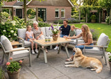 Belito Lotte Loungeset Hoekbank Nr.2 | Taupe Aluminium | 288 x 220 cm | 6-7 Personen