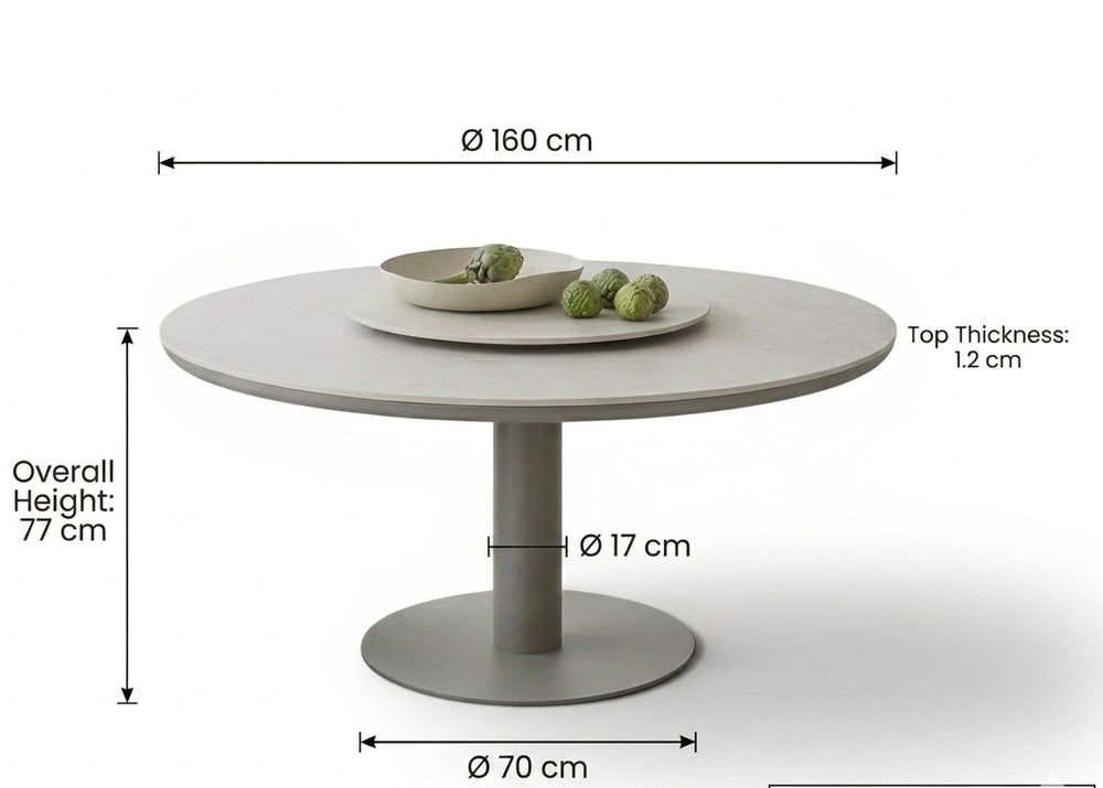 Apple Bee Bora Bora Tuinset 7-delig | Taupe | 6 Personen | Rope