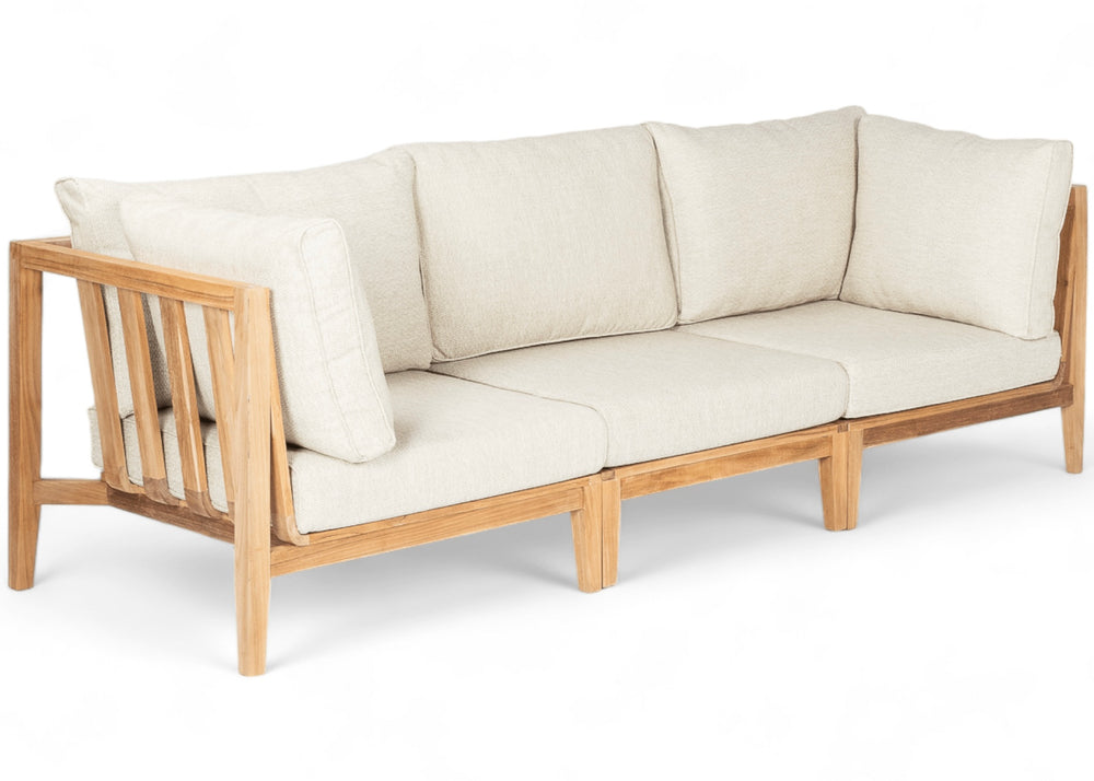 Belito Daan loungebank 3-delig - 246 cm - Teak