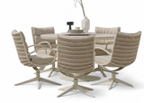 Apple Bee Camp Bay Tuinset | 140 cm | 6-delig | Oyster