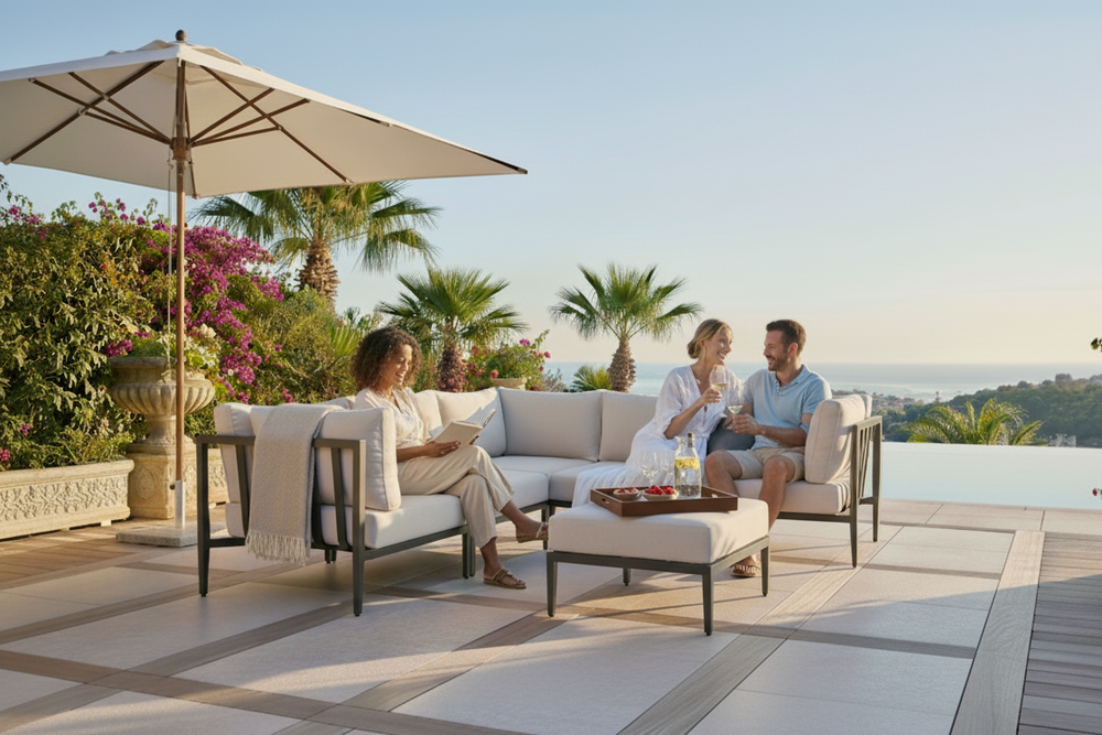 Belito Daan Hoek Loungeset Aluminium All-Weather 6-delig Nr. 7