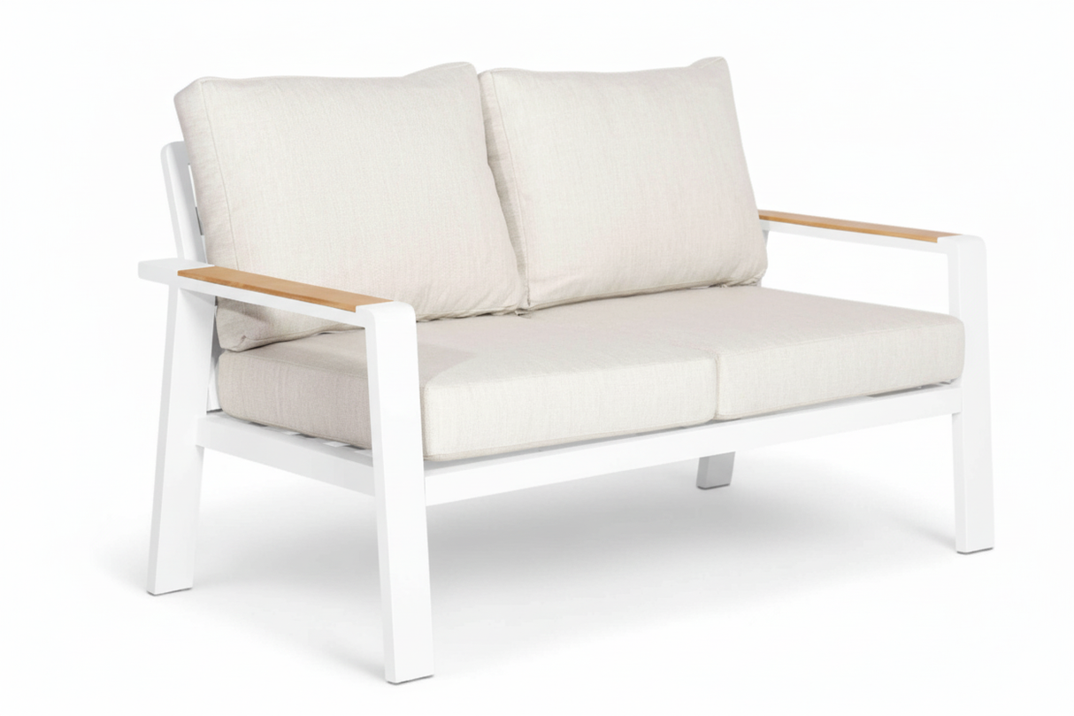 Aluminium - Wit - Belito Birmingham Tuinbank 153 cm