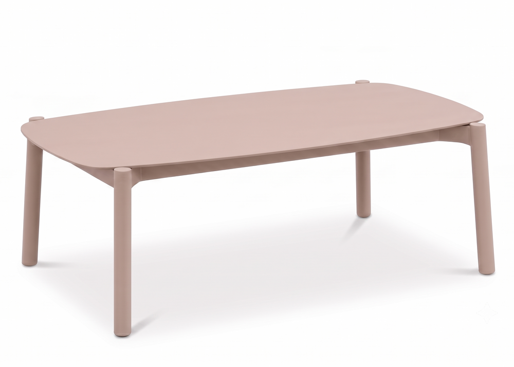 Belito Julia Loungeset 4-delig | 258 x 258 cm | Taupe Rope & Aluminium | Met Aluminium Koffietafel