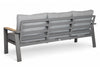 Aluminium - Antraciet - Belito Birmingham Tuinbank 211 cm