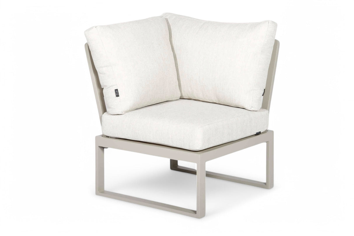 Aluminium Loungeset Hoekbank - Taupe Frame - 6-Persoons - Belito Lotte 5-delig