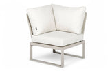 Aluminium Loungeset Hoekbank - Taupe Frame - 6-Persoons - Belito Lotte 5-delig