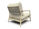 Belito Julia Stoel-Bank Loungeset 3-delig | Taupe | Aluminium & Rope | Bank + 2 Stoelen