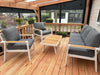 Aluminium Stoel-Bank Loungeset - Wit - Belito Birmingham