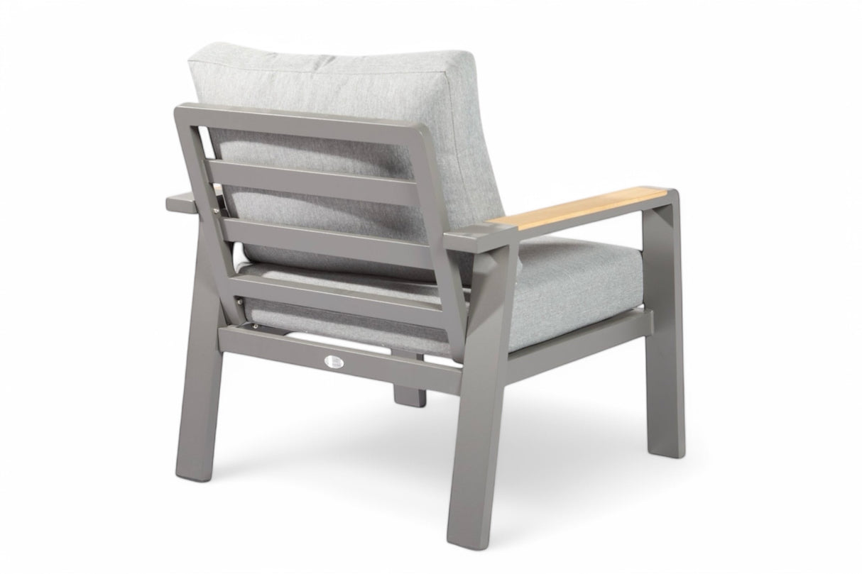 Aluminium Stoel-Bank Loungeset - Antraciet - Belito Birmingham