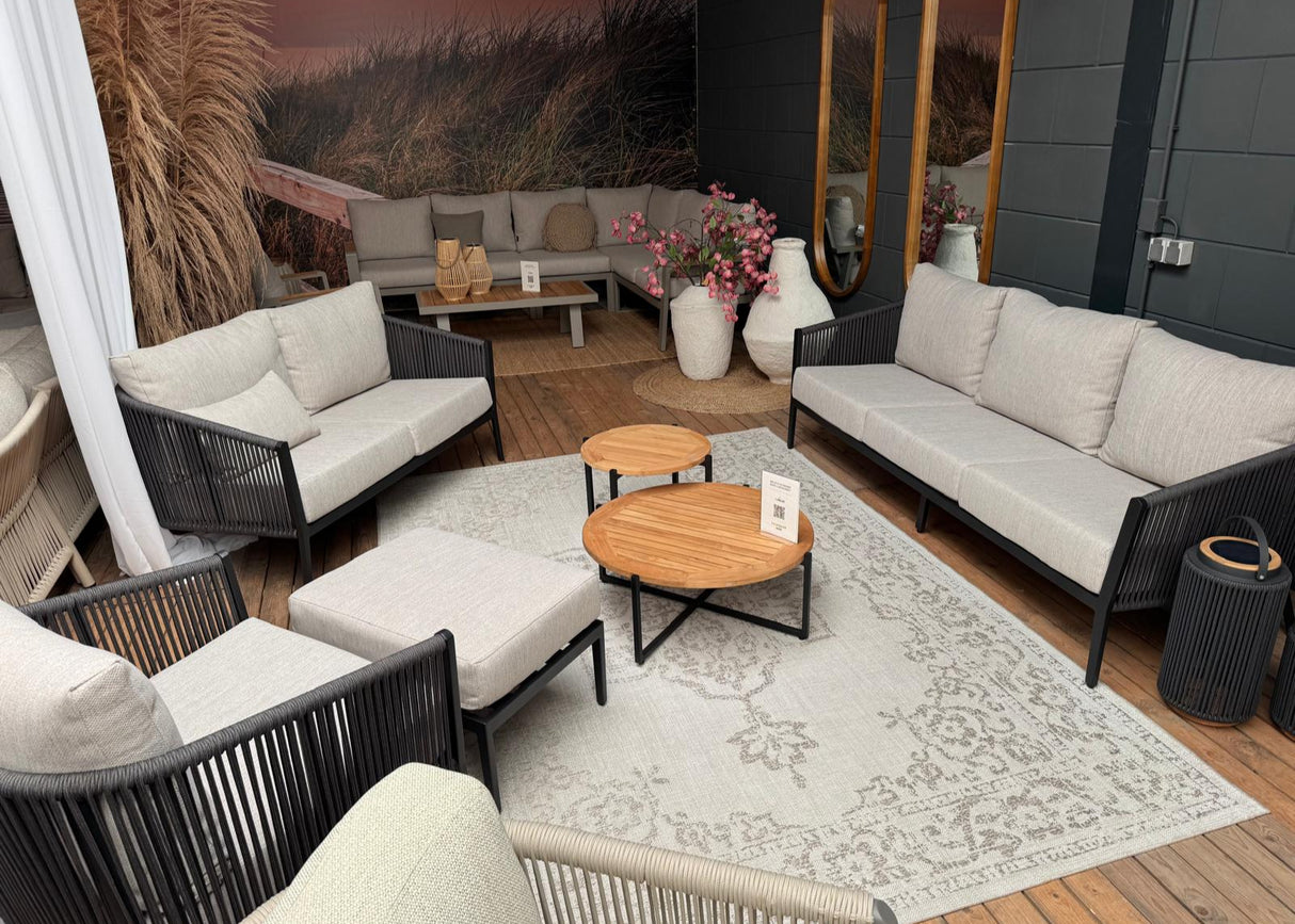 Aluminium Stoel-Bank Loungeset - Rope - Belito® Ouddorp - All-Weather Showroommodel