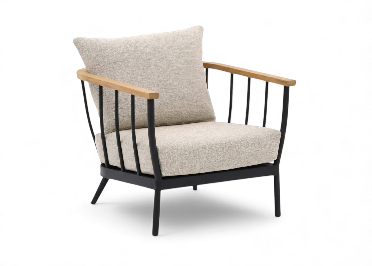 Apple Bee Condor Lounge Tuinstoel - Zwart