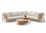 Belito Daan Teakhouten Hoek Loungeset - 8 delig - Nr. 1 - Links lang