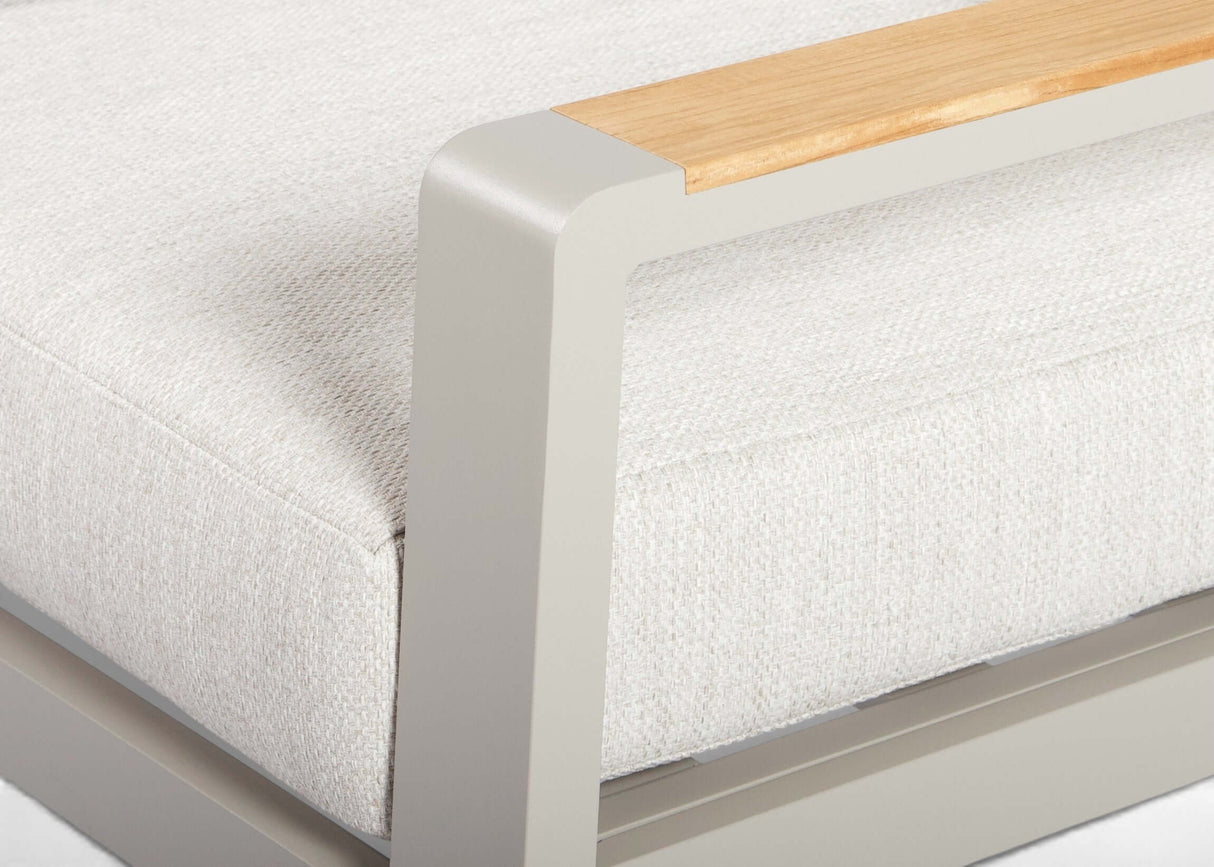 Belito Lotte Loungeset Hoekbank Nr. 4 | Taupe Aluminium | 288 x 220 cm | 6-persoons