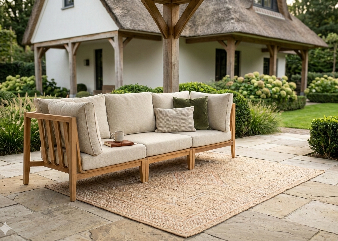 Belito Daan Teak Middenelement | Modulair | SVLK-Teak