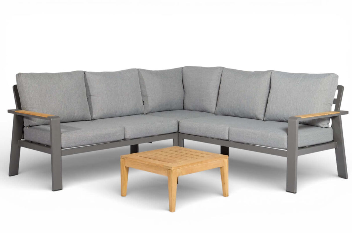 Belito Lotte Loungeset Hoekbank Nr. 13 | Antraciet Aluminium | 220 x 220 cm | 5-persoons