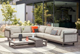 Apple Bee Santorini Rope Loungeset 5-delig Nr.1 - Rechts Lang
