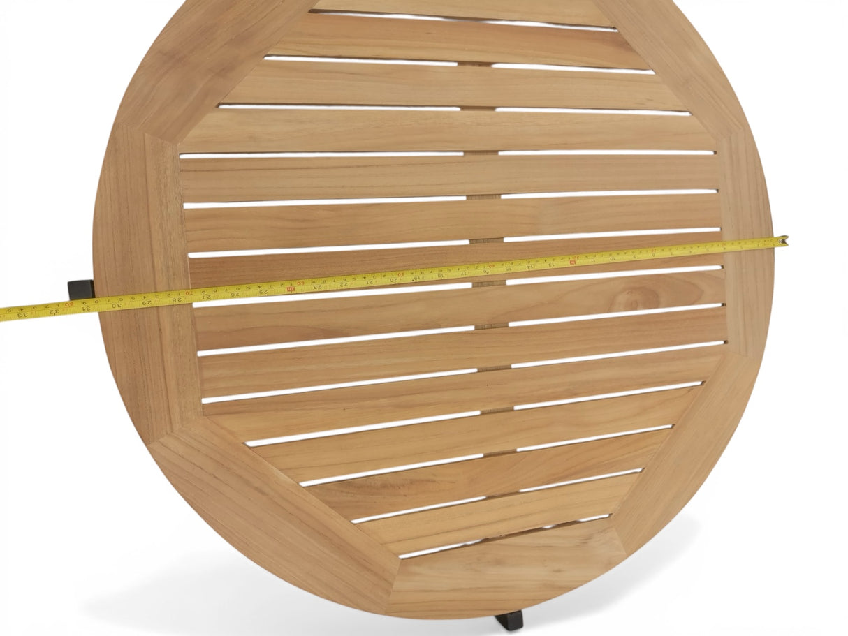 Belito Ouddorp Lounge Koffietafel | Ø 76 cm | H: 30 cm | Naturel Teak