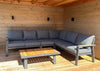 Aluminium Loungeset Hoekbank - Antraciet Frame - Belito Lotte - 4 -delig
