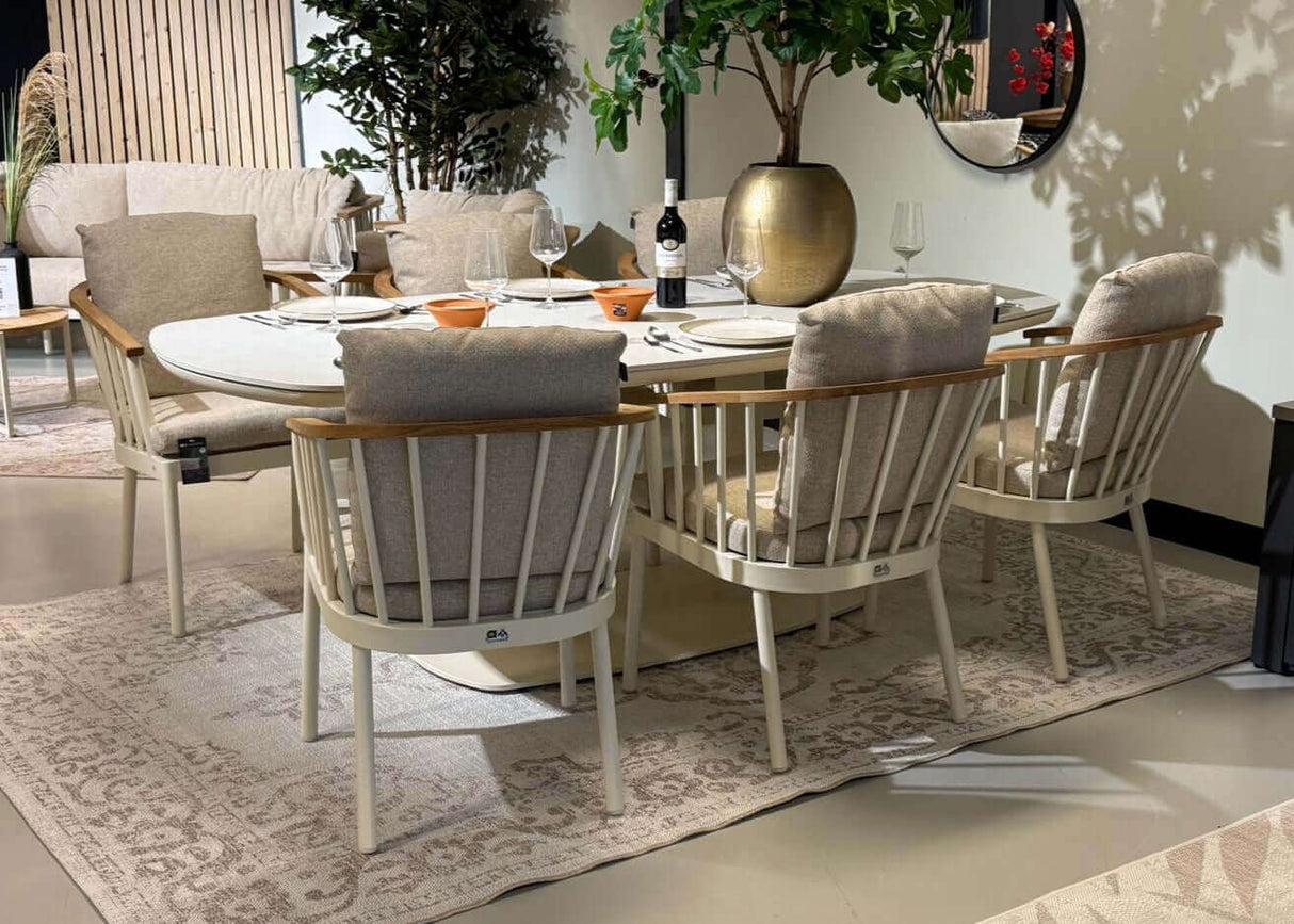 Apple Bee Condor/Melville Dining Tuinset 220 cm - 7 Delig
