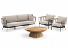 Apple Bee Condor loungeset 4-delig Nr. 25 Premium - 80 cm diameter koffietafel