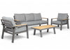 Aluminium Stoel-Bank Loungeset - Antraciet - Belito Birmingham
