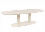 Apple Bee Melville Tuintafel Oyster – 280x110 cm – Ovale Voet – 10 Pers - Kleine schade