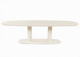 Apple Bee Melville Tuintafel Oyster – 280x110 cm – Ovale Voet – 10 Pers - Kleine schade