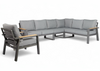 Belito Lotte Hoek Loungeset met stoel Aluminium Antraciet