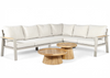 Aluminium Loungeset Hoekbank - Taupe Frame - 6 -delig - Belito Lotte