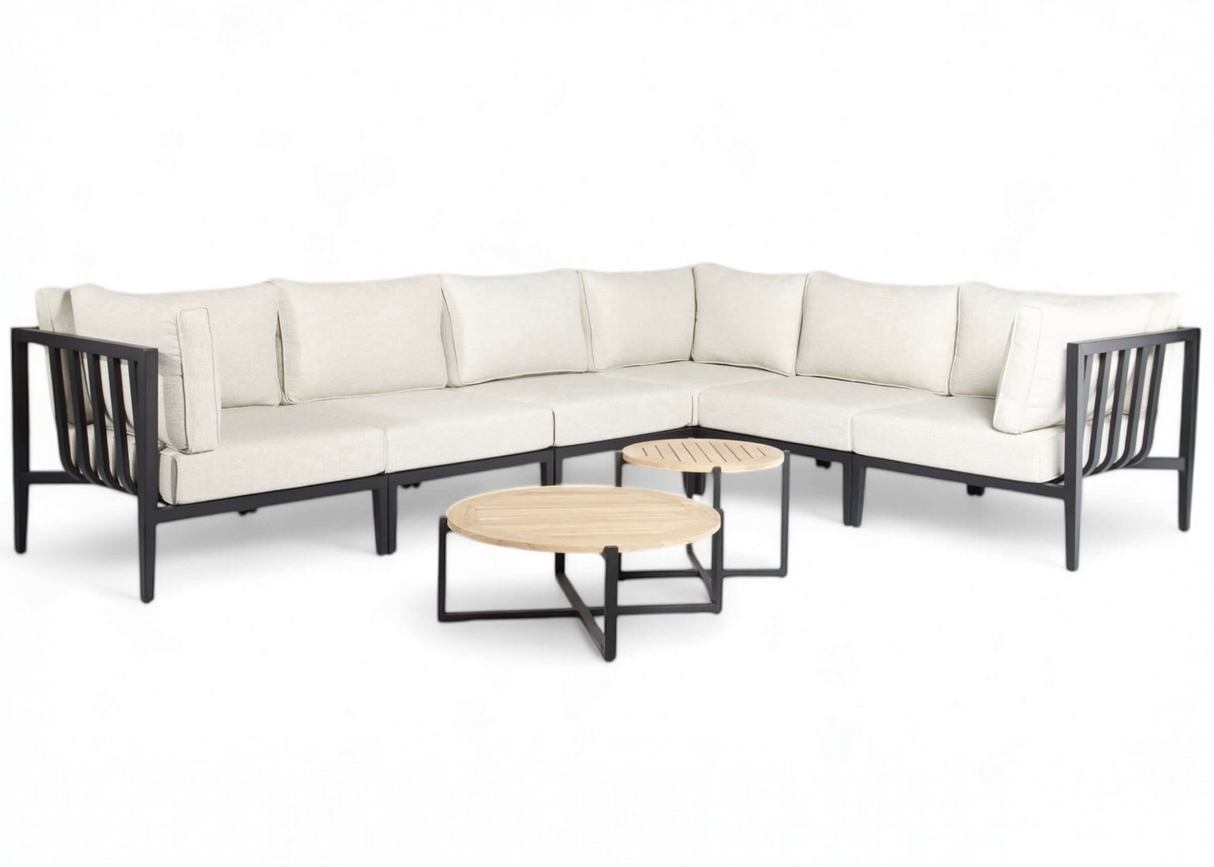 Belito Daan Hoek Loungeset Aluminium All-Weather 8-delig Nr. 9