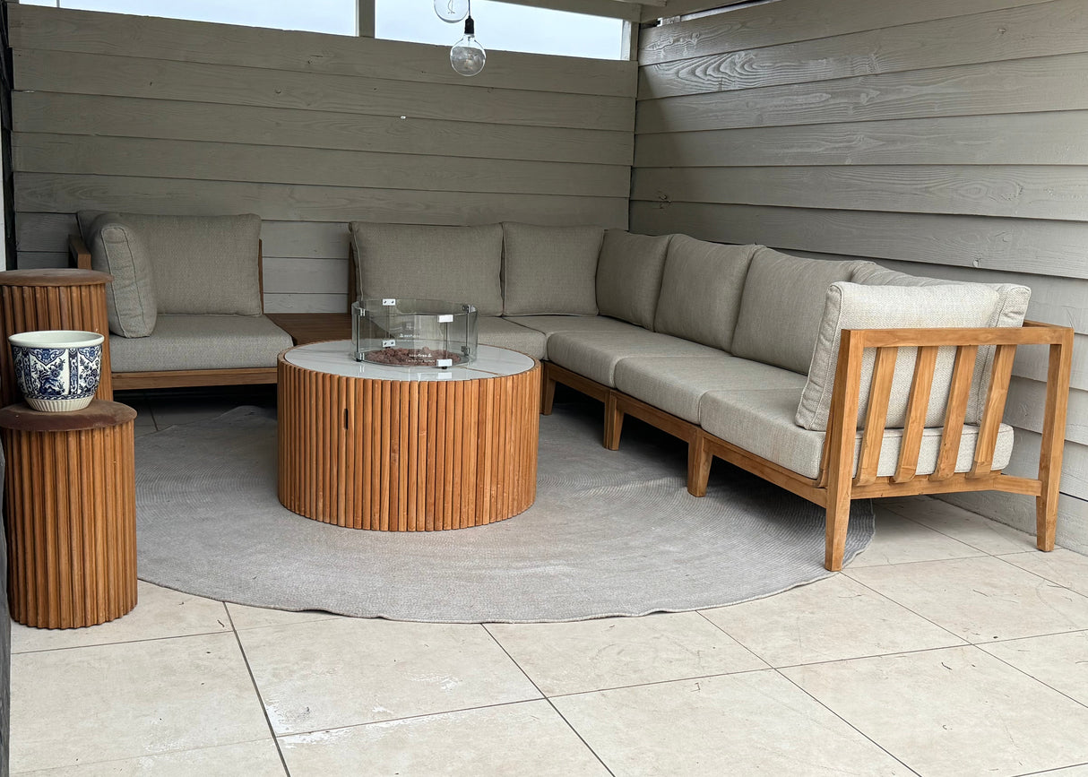 Belito Daan XL Loungeset | Teakhout | 245x320 cm | Nr. 2 Rechts