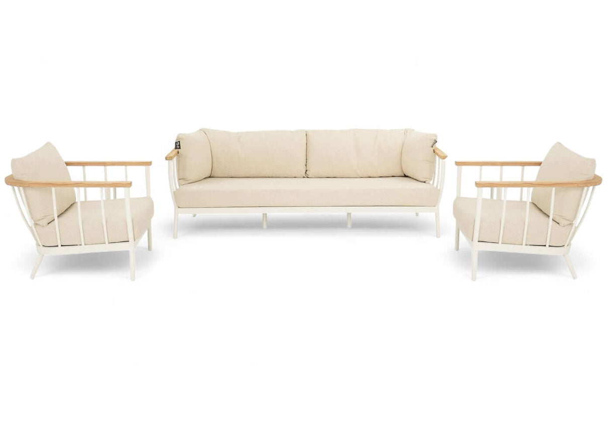 Apple Bee Condor loungeset 3-delig Nr. 2 Oyster