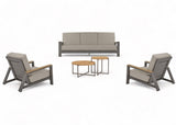 Apple Bee Spring Aluminium Taupe Loungeset Nr.6