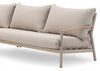 Aluminium Hoek Loungeset - Taupe Frame - Belito Julia - 3-delig - 260 x 260 cm