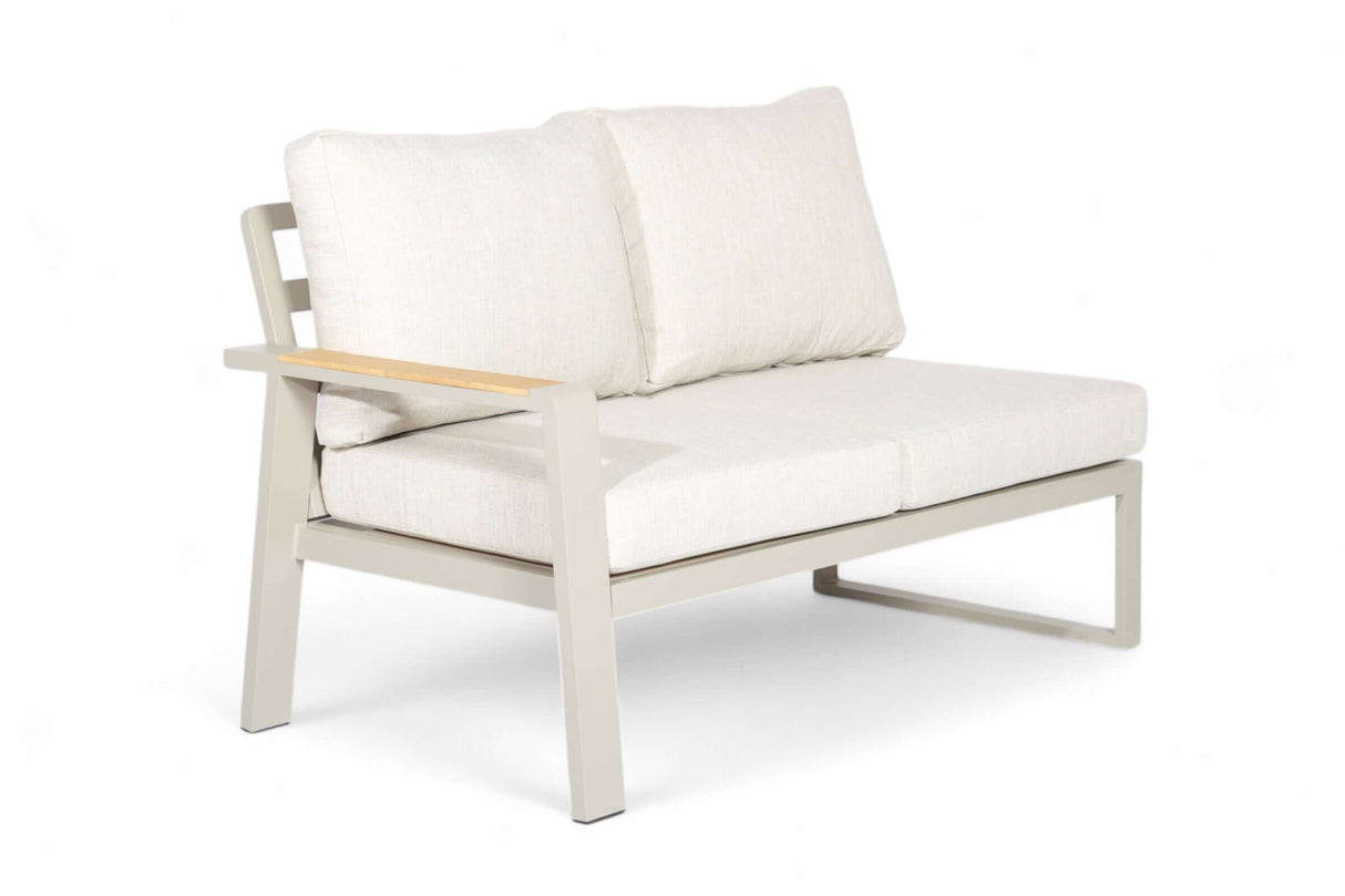 Aluminium Loungeset Hoekbank - Taupe Frame - 3 delig - Belito Lotte