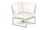 Aluminium Loungeset Hoekbank - Taupe Frame - 3 delig - Belito Lotte