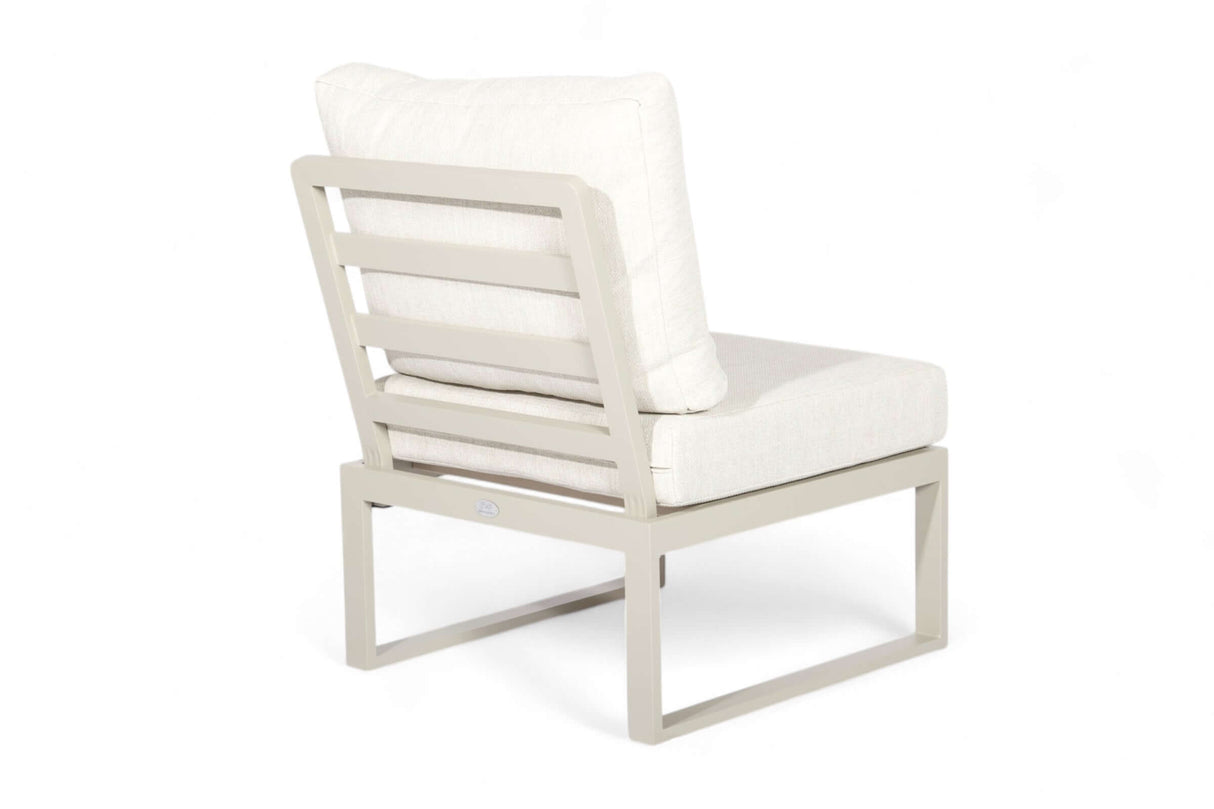 Aluminium Loungeset Hoekbank - Taupe Frame - 7 -Persoons - Belito Lotte - Incl stoel