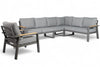 Aluminium Loungeset Hoekbank - Antraciet Frame - Belito Lotte - Incl stoel - Zonder tafel