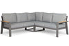 Aluminium Loungeset Hoekbank - Antraciet Frame - Belito Lotte - 3 -delig