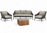 Apple Bee Milou Loungeset Black 4-delig Nr. 4