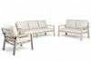 Aluminium Stoel-Bank Loungeset - Taupe - Belito Birmingham - 3 - delig