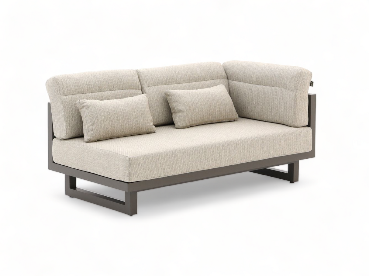 Apple Bee Santorini Hoek Loungeset 5-delig Nr.2 - Links Lang