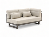 Apple Bee Santorini Hoek Loungeset 5-delig Nr.2 - Links Lang