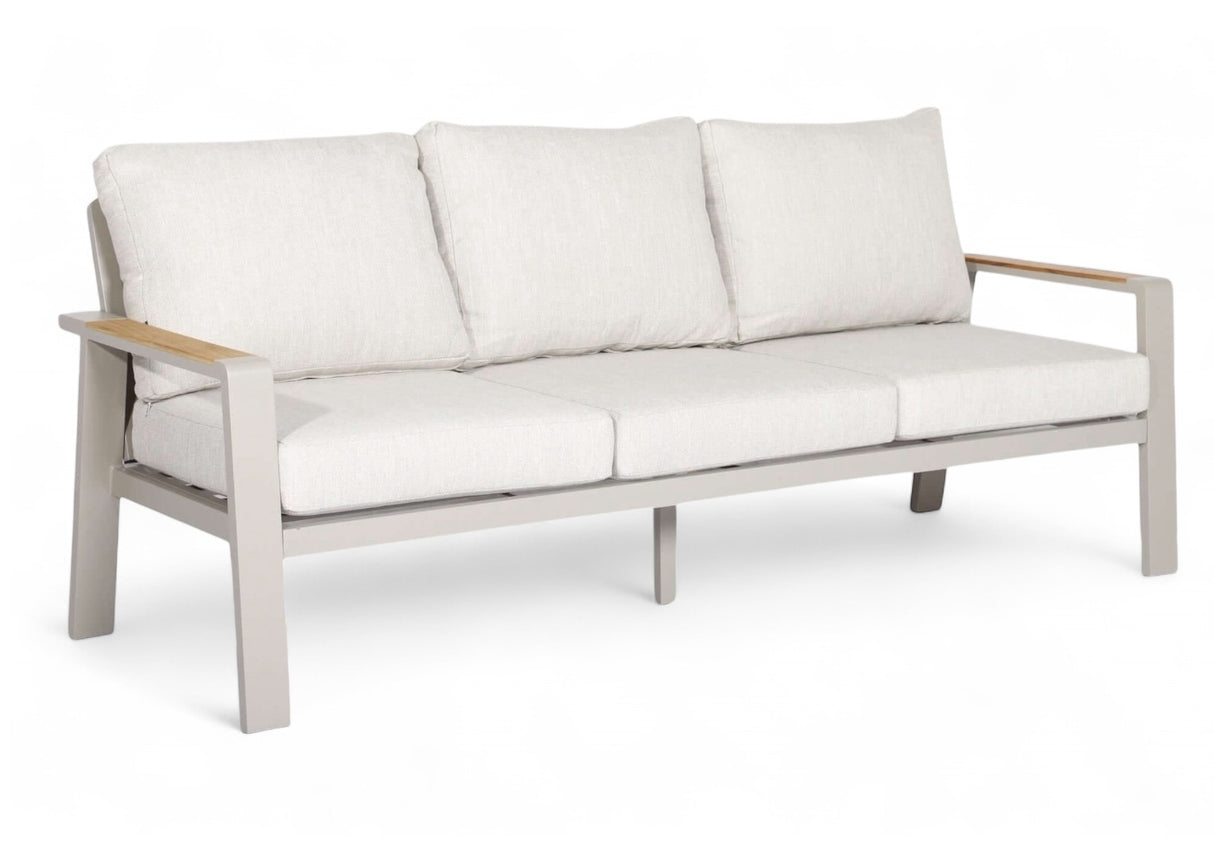 Aluminium - Taupe - Belito Birmingham Tuinbank 211 cm