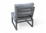 Lotte lounge midden element aluminium antraciet