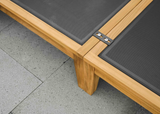 Belito Daan loungebank 3-delig - 246 cm - Teak